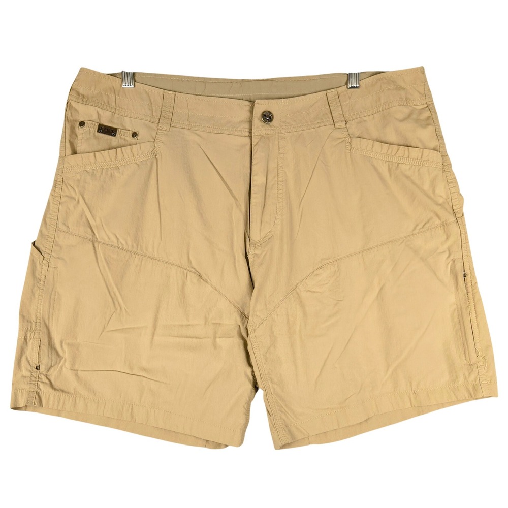 Kuhl‎ Khaki Hiking Shorts Vented Crotch Utility Outdoor Mens Size 40
